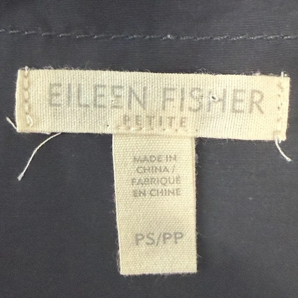 Eileen Fisher Charcoal Trench Coat